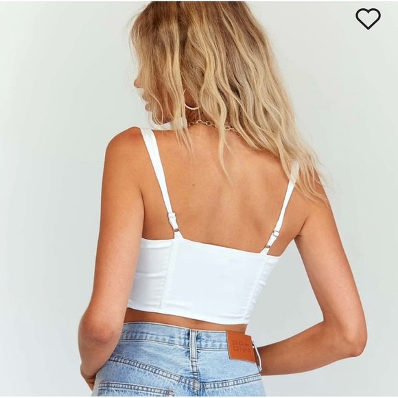 Leonara Lace button up crop top - Picture 3 of 5